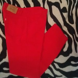 Red Levi Strauss